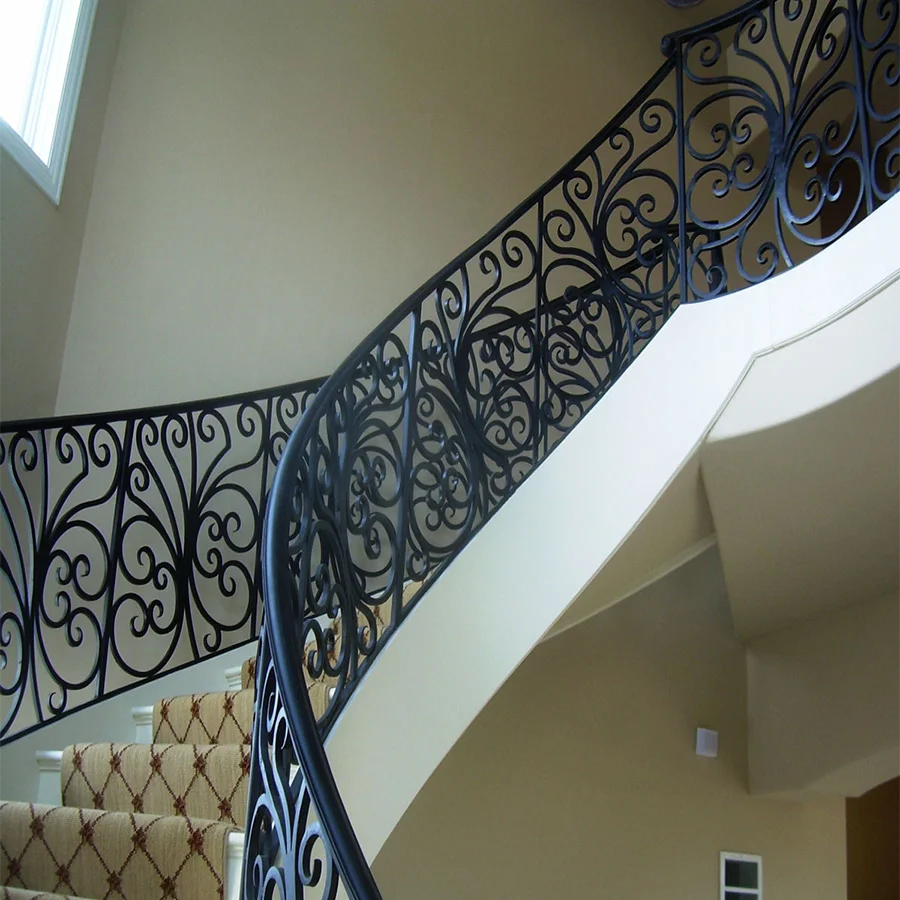 Luxury Design Wrought Iron Stair Railings Grill Design For Home