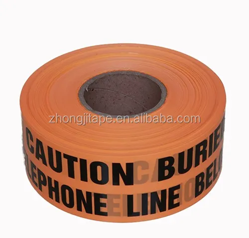 
Printed Utility Electrical Caution Line Underground Utility Marking Tape 