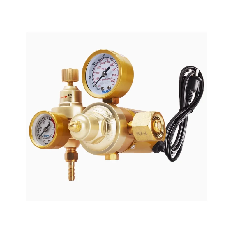 Air pressure gauge CO2 secondary welding machine welding gun carbon dioxide gas OBC-315B pressure gauge pressure reducing valve