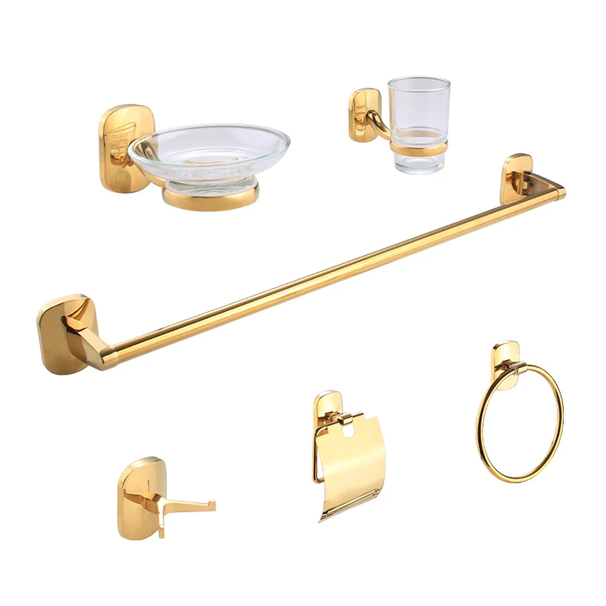 
 Современные аксессуары для ванной комнаты из розового золота, набор аксессуаров для ванной комнаты из матового золота, фитинги для ванной комнаты, настенные  