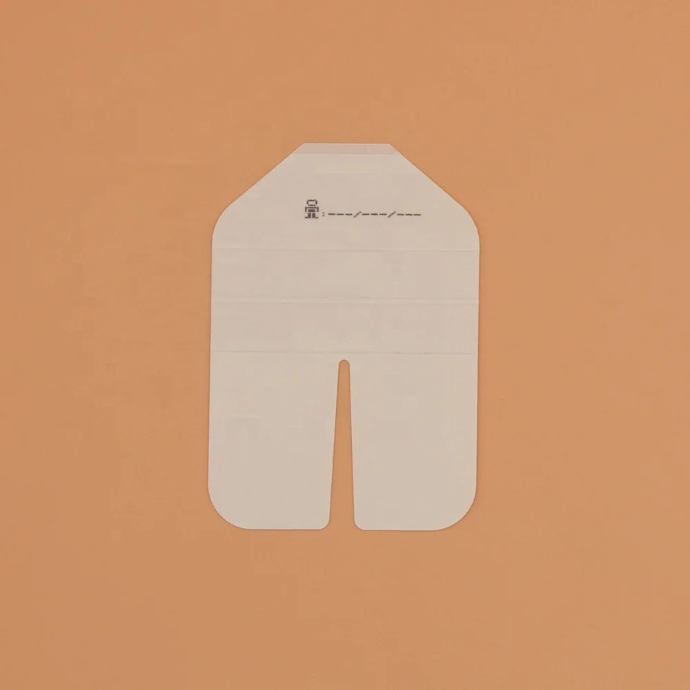 Disposable Medical Waterproof Surgical Transparent Cannula Fixation Dressing Wound Plaster With U Shape For Fixing Catheter