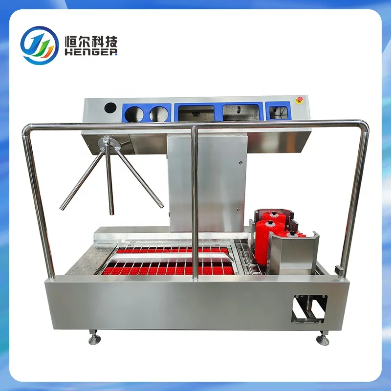 Electric Automatic Footwear Washer  Shoe Sole Cleaning Machine for Boots and Boot Washing