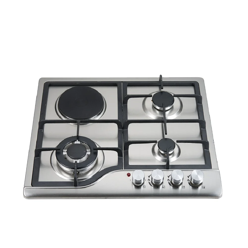 kitchen gas and electric cooktop 4 burner hot selling appliance hot plate and gas in one hob