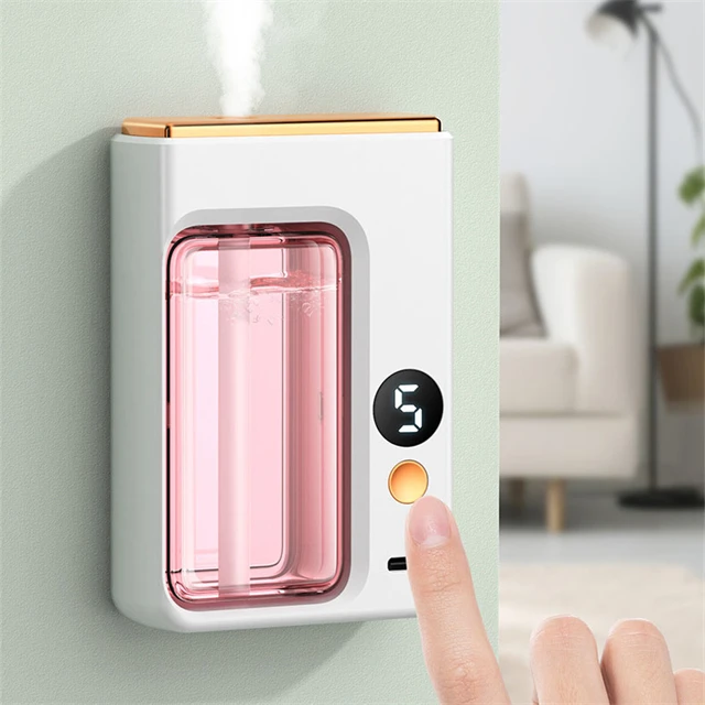 Portable Luxury USB Rechargeable Aroma Diffuser Mini Wireless Essential Oil Diffuser Bottle Machine for Home or Toilet Use