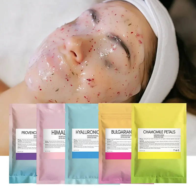 Beauty Face Masks Facial Skin Care Spa Hydrogel Jelly Powder Mask Hydrojelly Whitening Rose Peel Off Powder Facial Mask