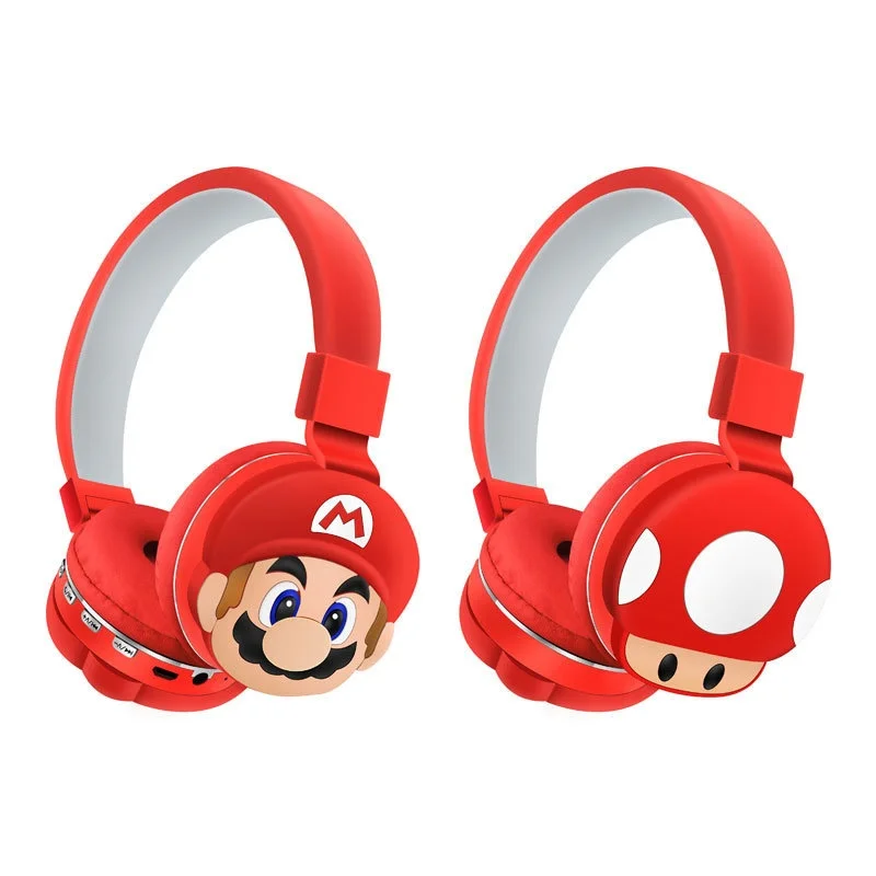 Sell Like Hot Cakes AH-806Y Kuromi  Headphones Melody Gaming Over-ear Headphones Earplug Wireless Headphones
