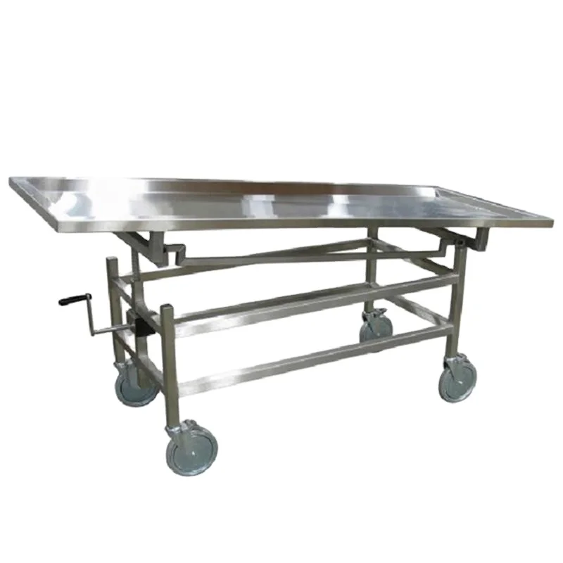 Corpse Transport Medical Hospital Morgue Lifter Medical Hospital Funeral Equipment Cart