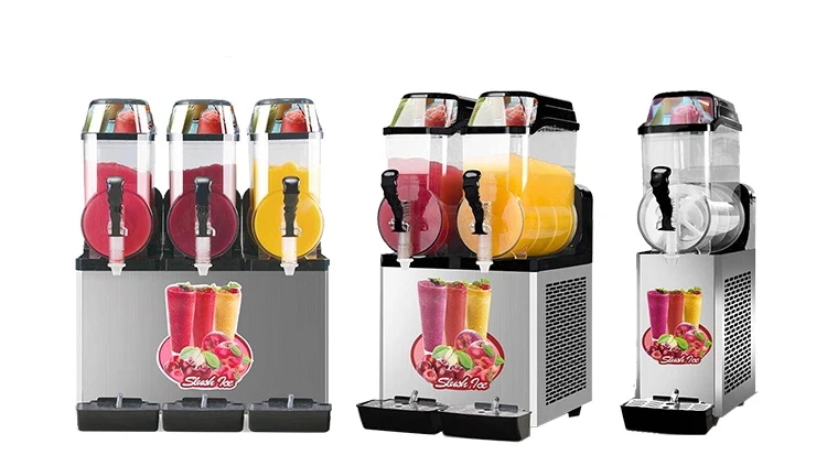 110V220V frozen drink machine 3 tanks 12Lx3 slush granita/slush machine/slushy machine