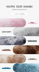 Оптовая продажа, Премиум мохнатый ковер для гостиной из полиэстера, мохнатый ковер