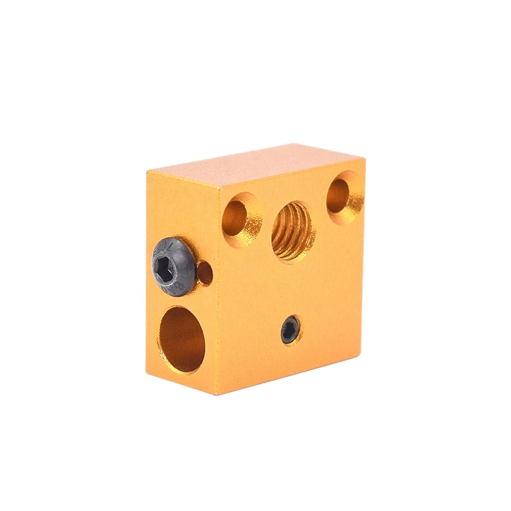 3D Printer Parts High Quality Aluminium Heat Block CR10 For CR10 Hotend /Ender 3 MK7/MK8 Print Head Extruder J-head Heat Block
