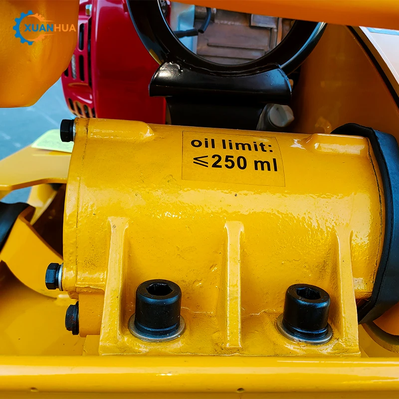 80kg rubber hand operated sand earth rammer forward and reverse wacker plate compactor from china