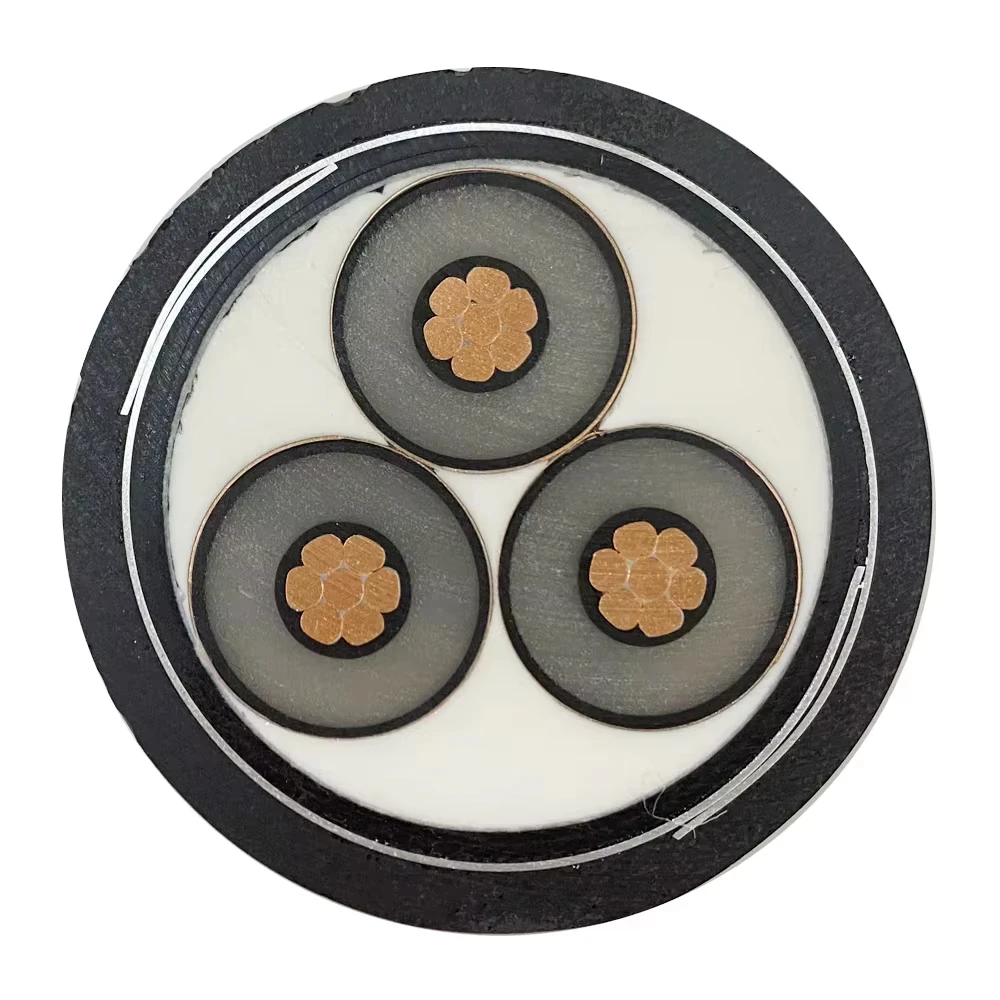 Flame Retardant Mining Fiber Optic Cable Outdoor Underground Anti-Fire Blue Sheath Optical Fiber Cable For Telecom Communication