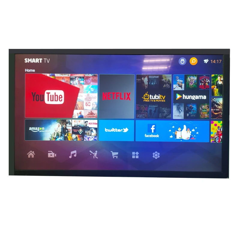 Outdoor TV waterproof IP55 ad player 1500 nits high lightness for outdoor living backyard patio television