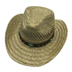 Western Mexican Wholesale Summer Sun Protection Straw Cowboy Hats