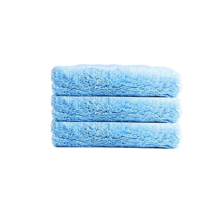 Edgeless super absorbent car cleaning towel edgeless microfiber towel