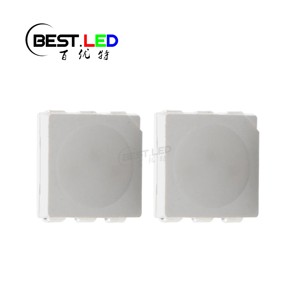 ИК светодиодный Диод PLCC 6 рассеянный SMD 5050 760 нм красный свет для дальнего Красного