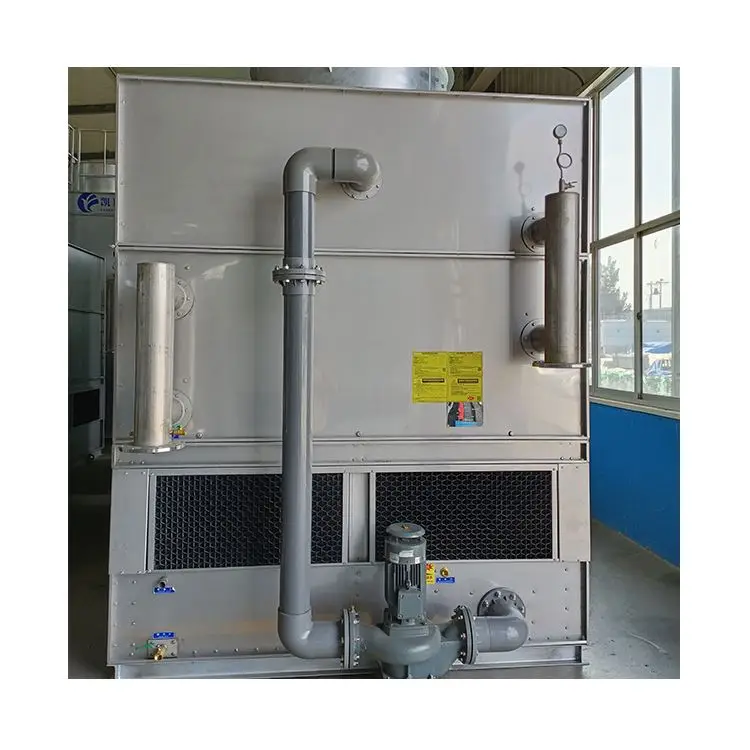 Hot Sale Copper Coil Ss304 Metal Evaporative Frp Industrial Closed Cooling Tower