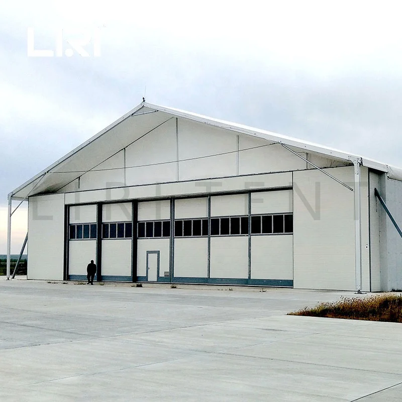 2024 Prefabricated Snow Resistant Aircraft Industrial Hangar Shelter Tents from Liri