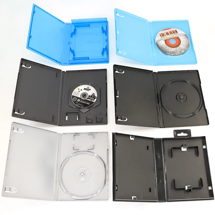 YUZMEI Plastic XBOX 360 2-CD 1-CD Box XBOX ONE Game Case PSP UMD PS2 3 4 5 Game Case Wii N64 DS 3DS Game Case For Sony