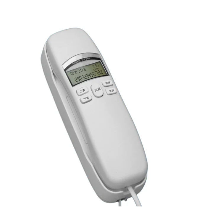 Wholesale small extension corded wall mounted telephone for home fixed telephone hotel bathroom landline