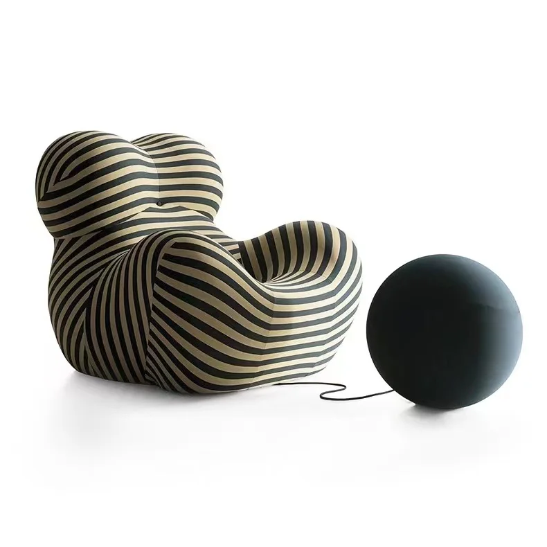 Up 5 Up 6 Easy Chair With Balls Italian design up living room PU foam lazy comfortable ball hug easy lounge chair