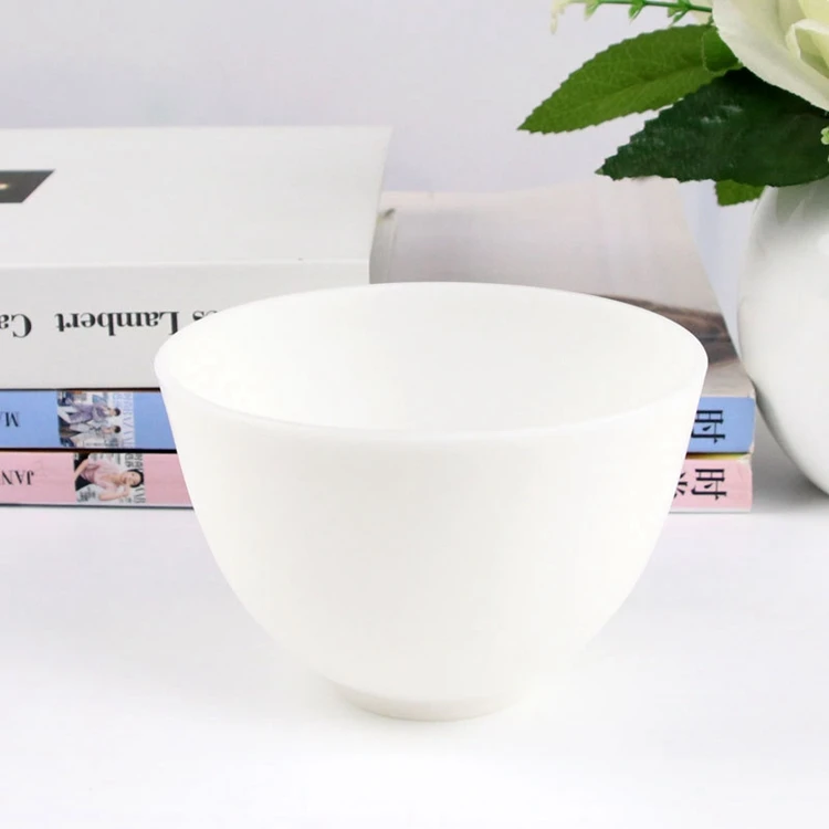 BPA FREE Soft Silicone Face Mask Bowl Facial Face Mask Mixing Bowl Stick Spatula and 2 in 1 Measuring Cup