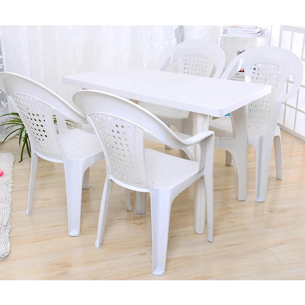 Cheap furniture rectangle banquet restaurant plastic dining table
