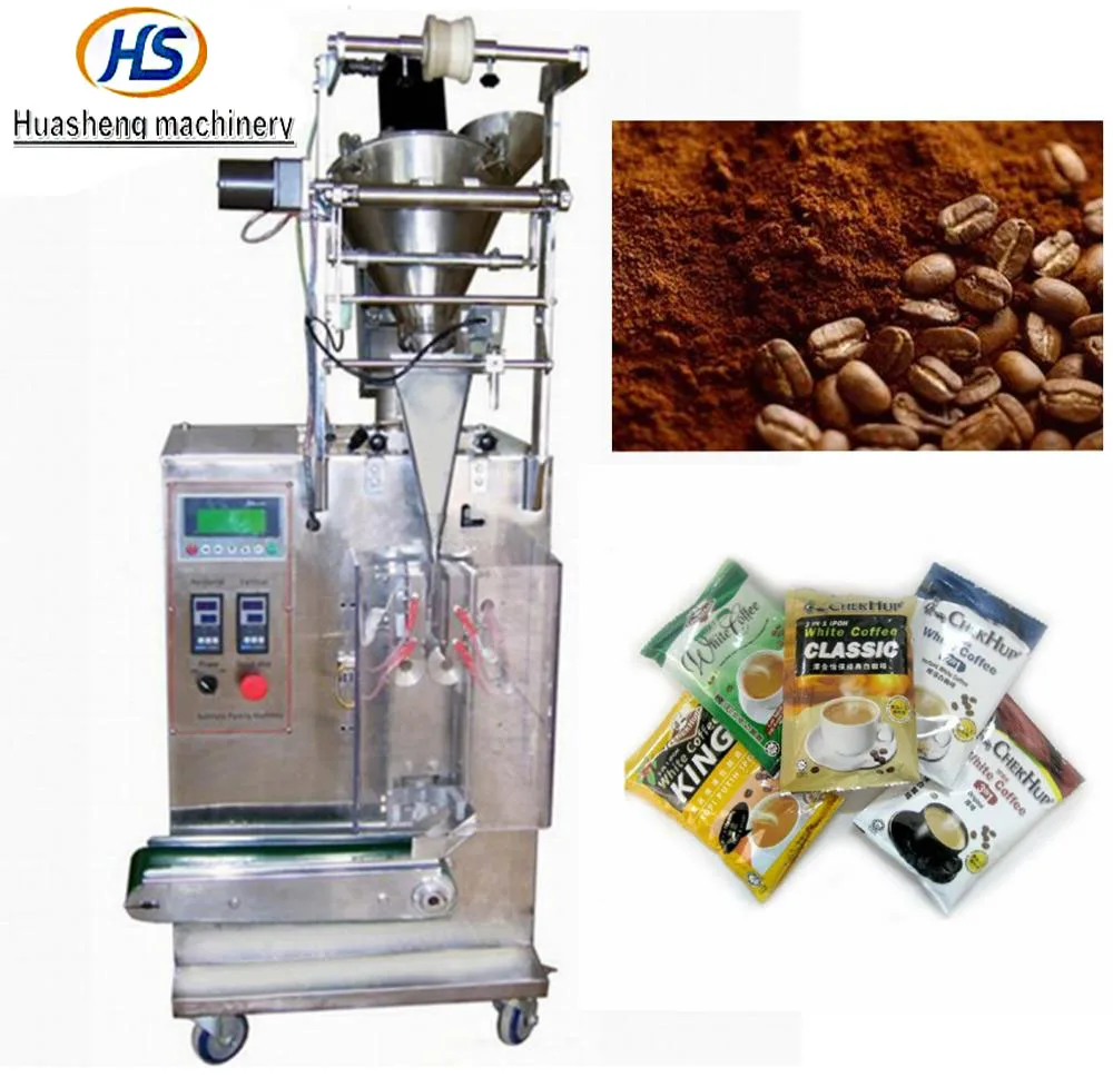 Automatic granule packaging machine small scale paper capping machine for salt sugar tea beans HS240K