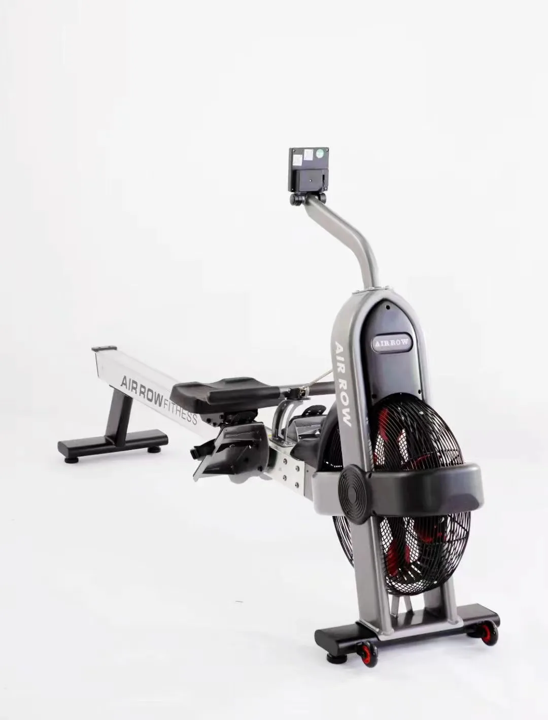 Rowing Machine FAN Resistance air Rower with Monitor for Commercial Cardio Fitness Gym Club