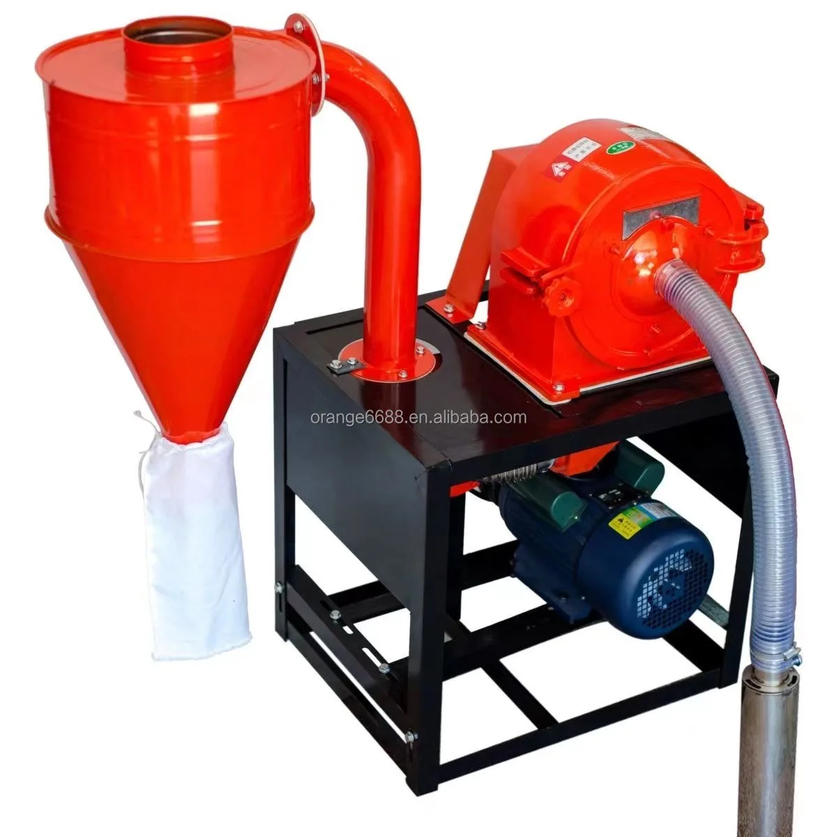 800kg/h Corn Wheat Rice Grain Bean Self Priming Crushing Machine Flour Maker