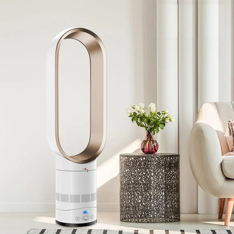 Dropshipping Home Office 16 inch Bladeless table standing fans Remote Control 180 Degree Head Shaking Floor desktop Bladeless El