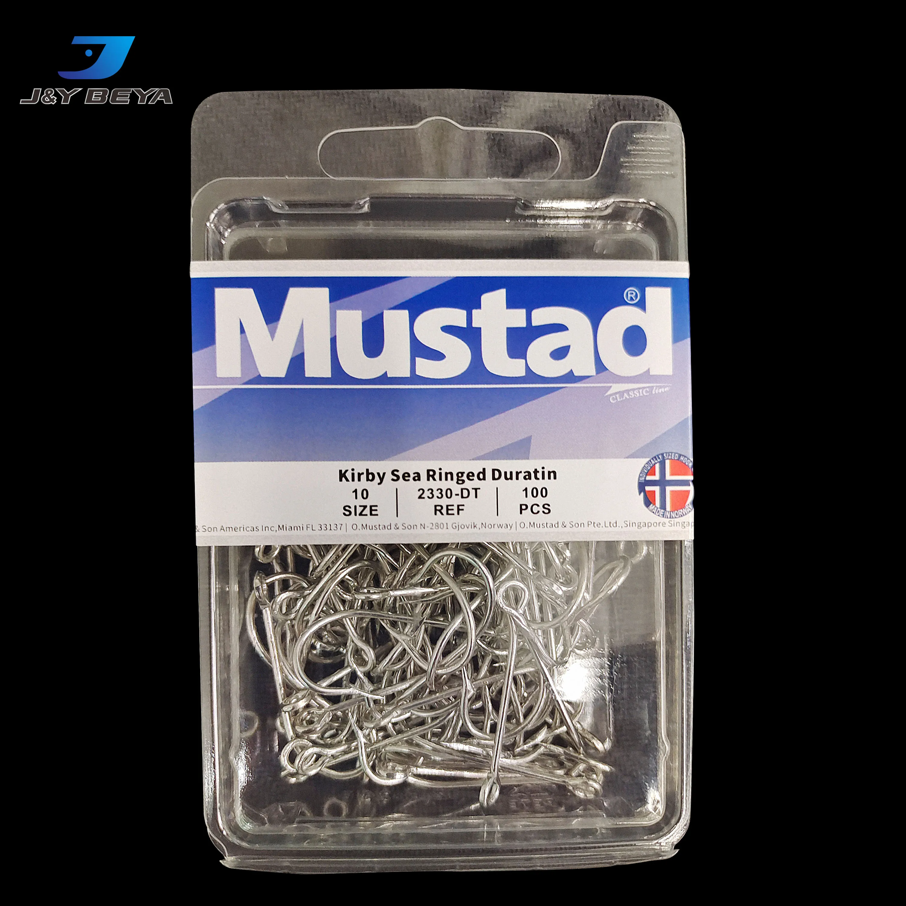 Mustad 2330 средний крюк с кольцом крючок длинной ручкой