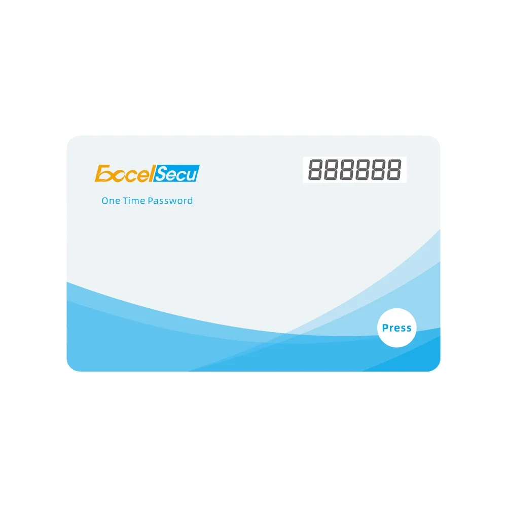 Smart card with E-ink display and One-time password for high security payment