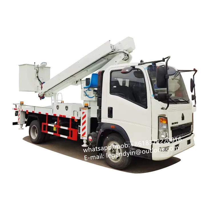 Sinotruk HOWO 6 Вт 14 16 м воздушный грузовик 50 футов новый изолированный с платформой подъема ковша