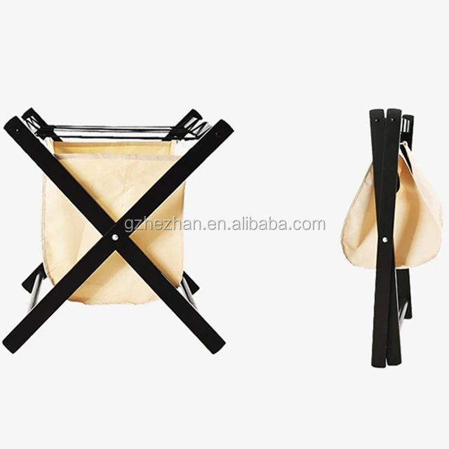 
Folding Solid Wood Luggage Rack Hotel Bedroom Folding Luggage Racks With Nylon Bags Dora Storage Organization 