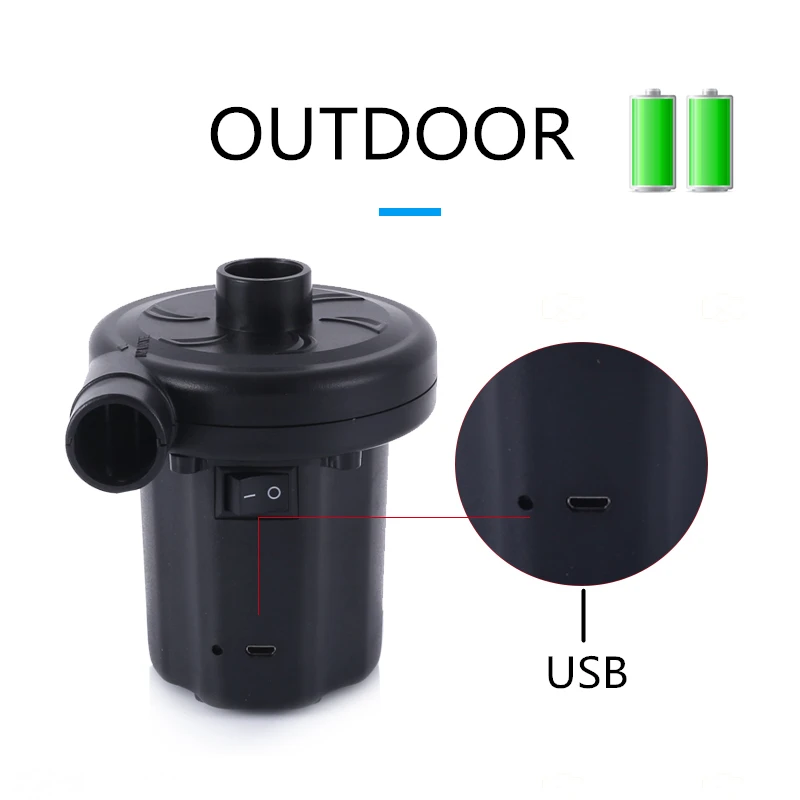 Inflator electric air pump machine for air mattress bed air sofa inflatable toys boat travel pump