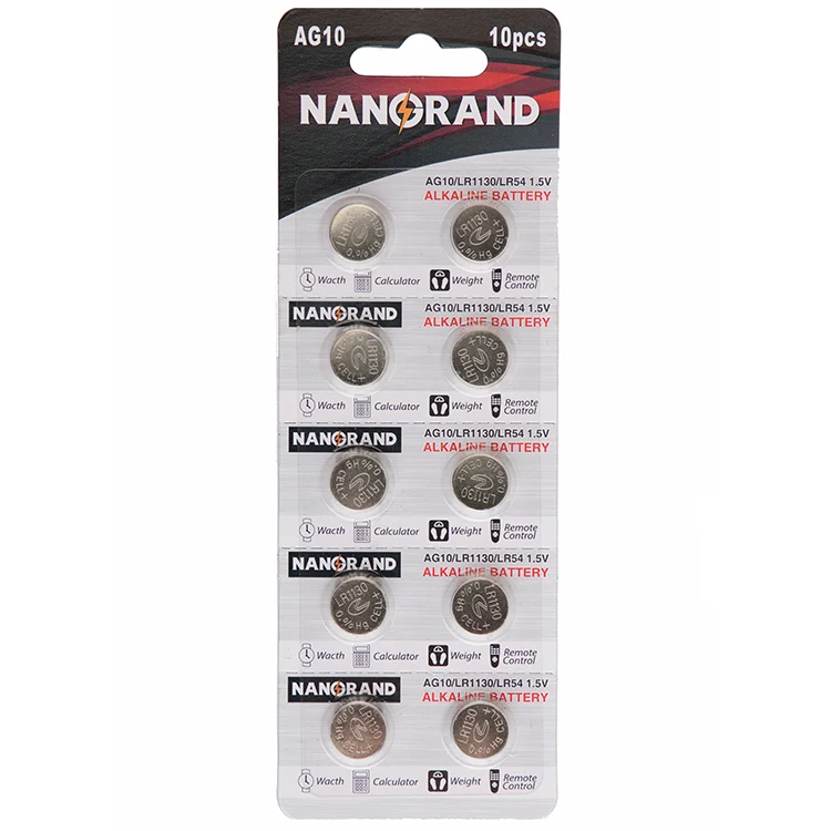 1.5V Alkaline Button Cell LR41 AG3 Battery for Toys