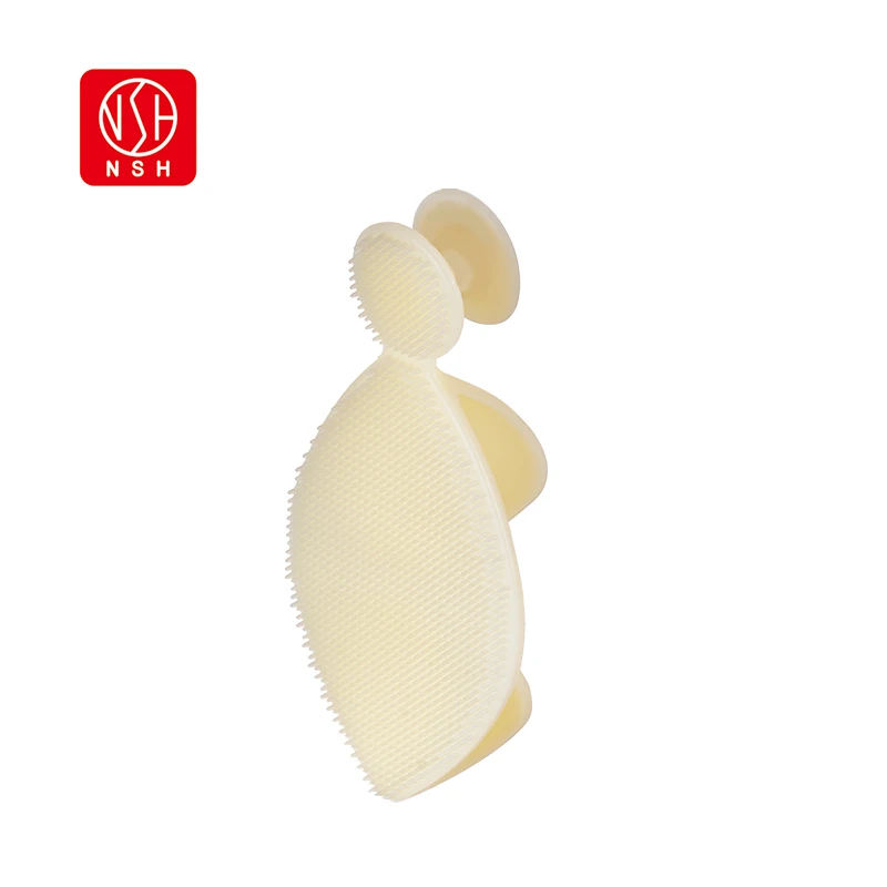 NSH6138 ручная щетка для чистки лица силиконовая отшелушивающая