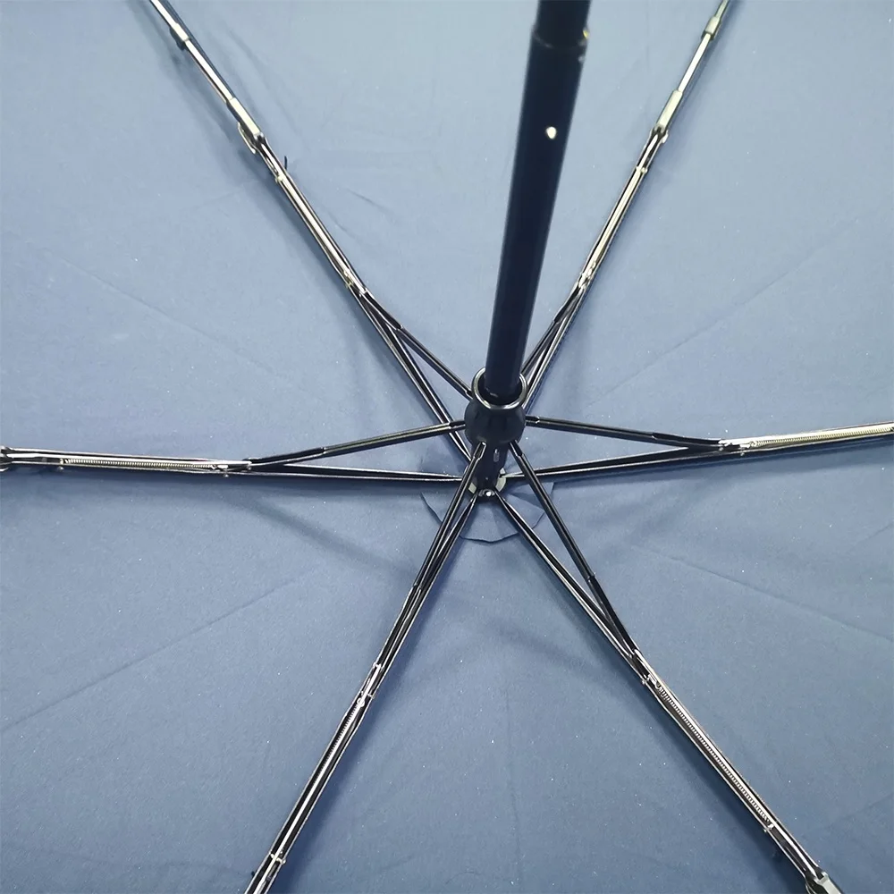 
Reflective Strip Blunt Umbrella Round Corner Three-folding Umbrella with custom logo 