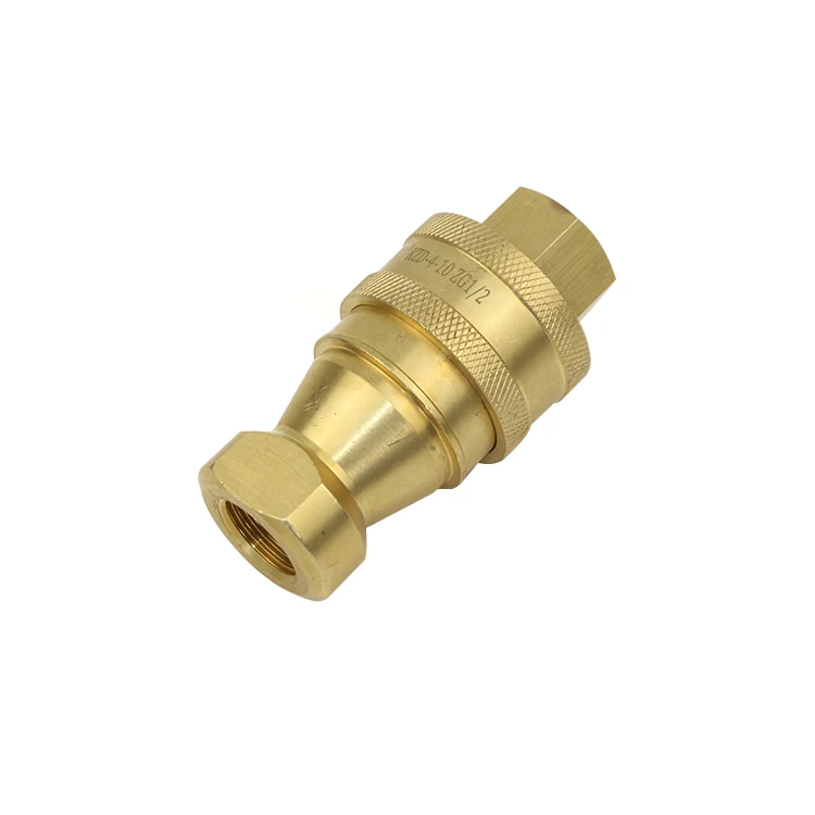 brass kzd hydraulic quick connect disconnect quick coupling