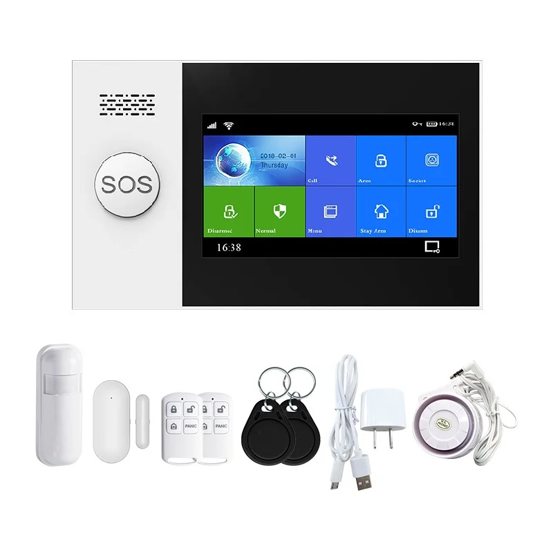 New arrival home security system alarm GSM and WIFI Home Intrusion Alarm TUYA smart burglar smart alarm system