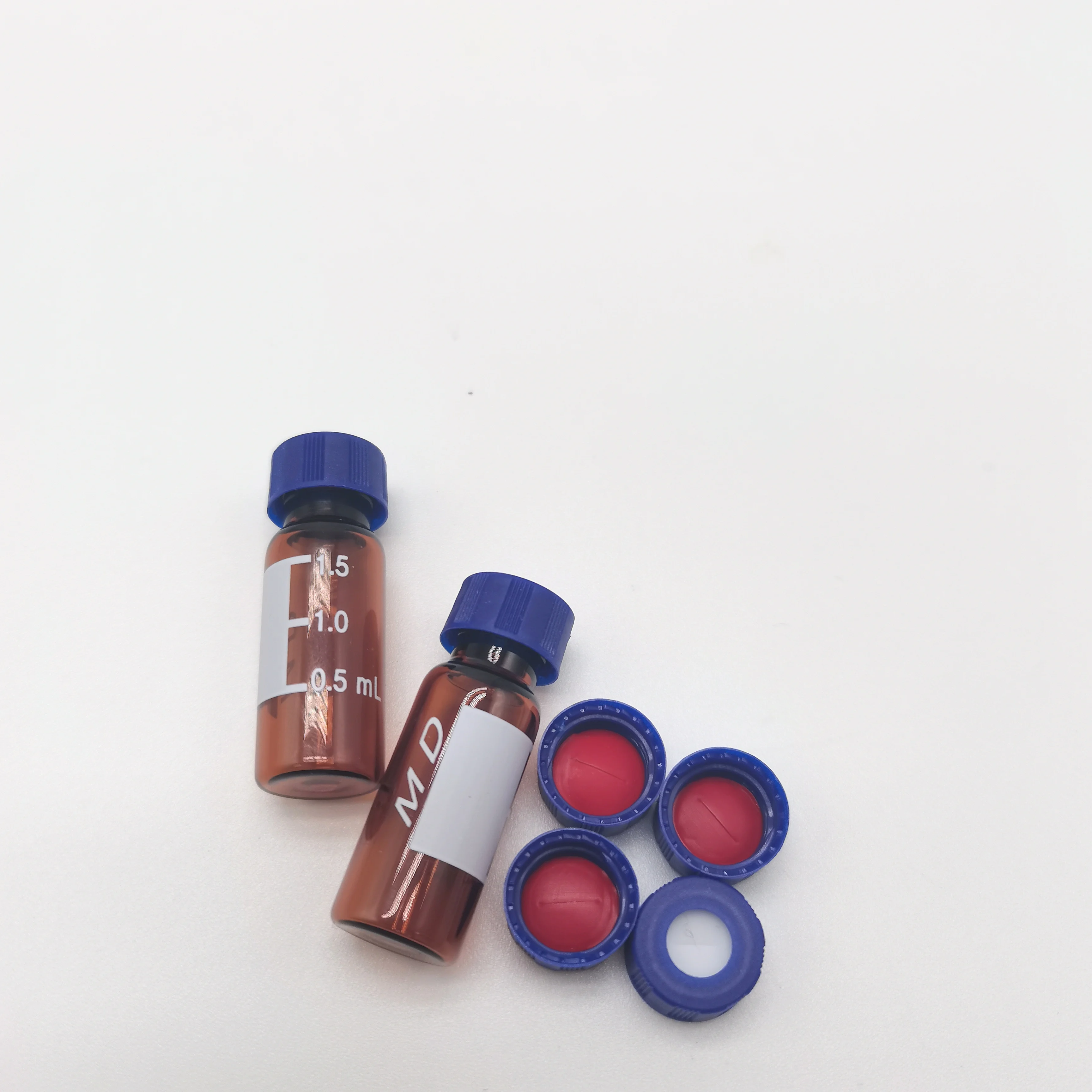 2ml Amber hplc chromatography Autosampler glass vials for laboratory sampling