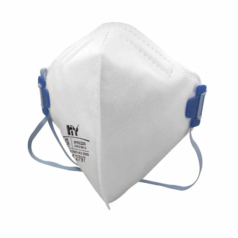 disposable FFP2 fold flat protective  dust mask with valve