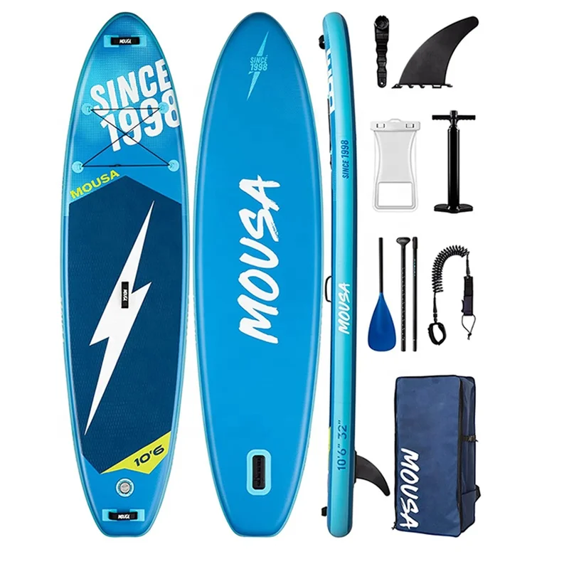 Surfking New Design Personalized Most Popular Custom Logo Drop Stitch Surfing Soft Inflatable Paddle Board For Sale