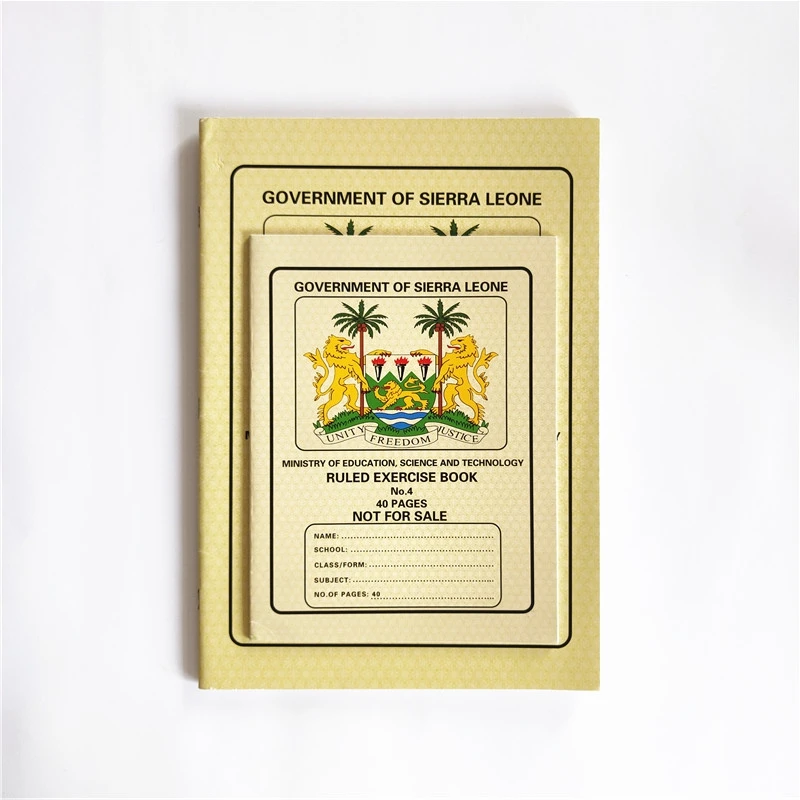 School/Office Stationery Supplier Cheap Exercise Book for Sierra Leone Freetown