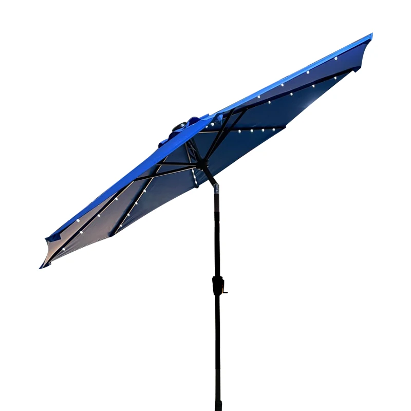 parasol outdoor camping mosquito net for courtyard solar light parasol frames led solar light outdoor umbrella