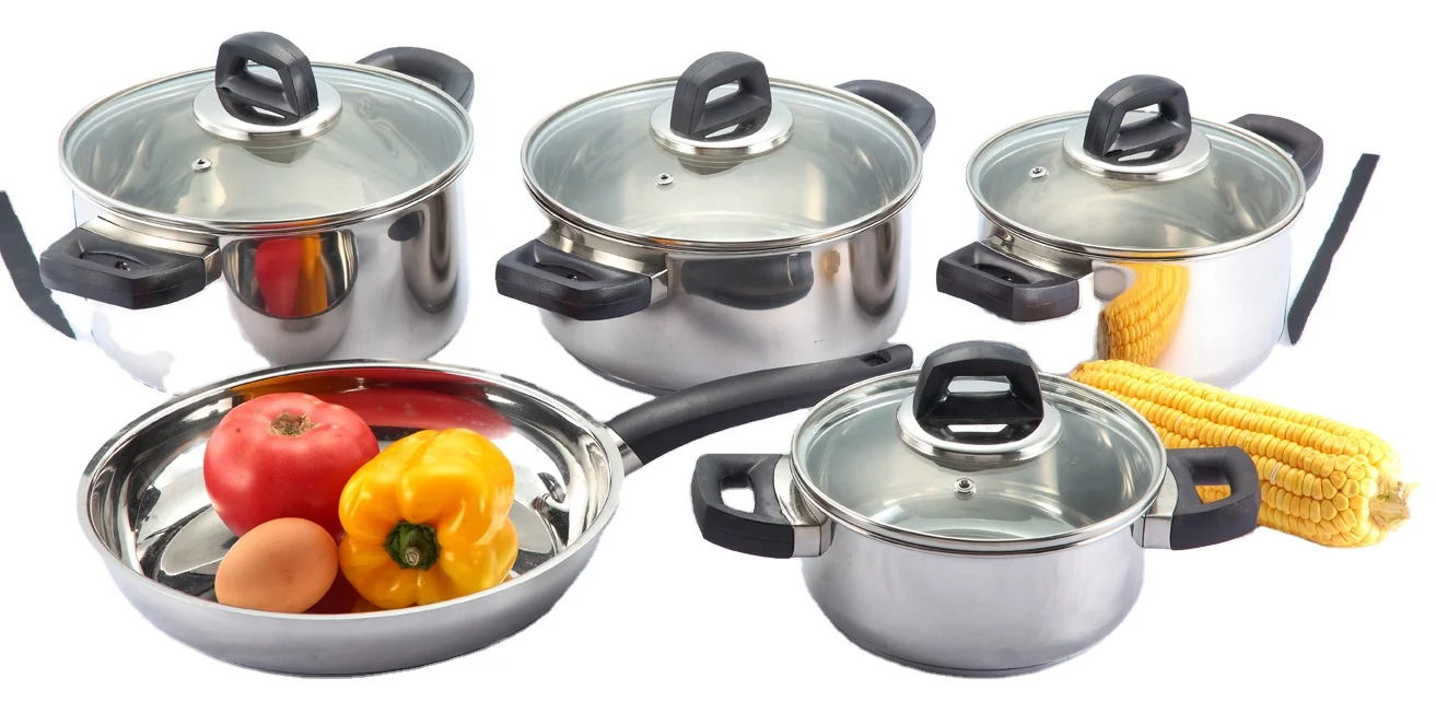 17 шт. набор посуды из нержавеющей стали