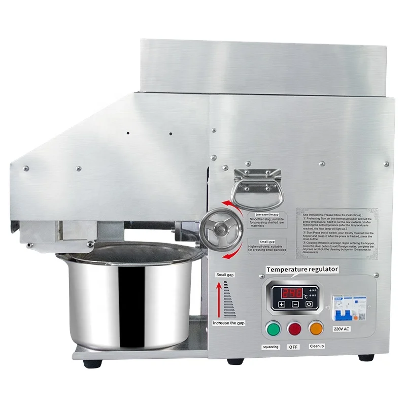 Mini 20 kg/h  MJ T 40  Commercial  Oil Press Machine Multi-function  Mustard Sunflower Lavender Soybean Oil Maker