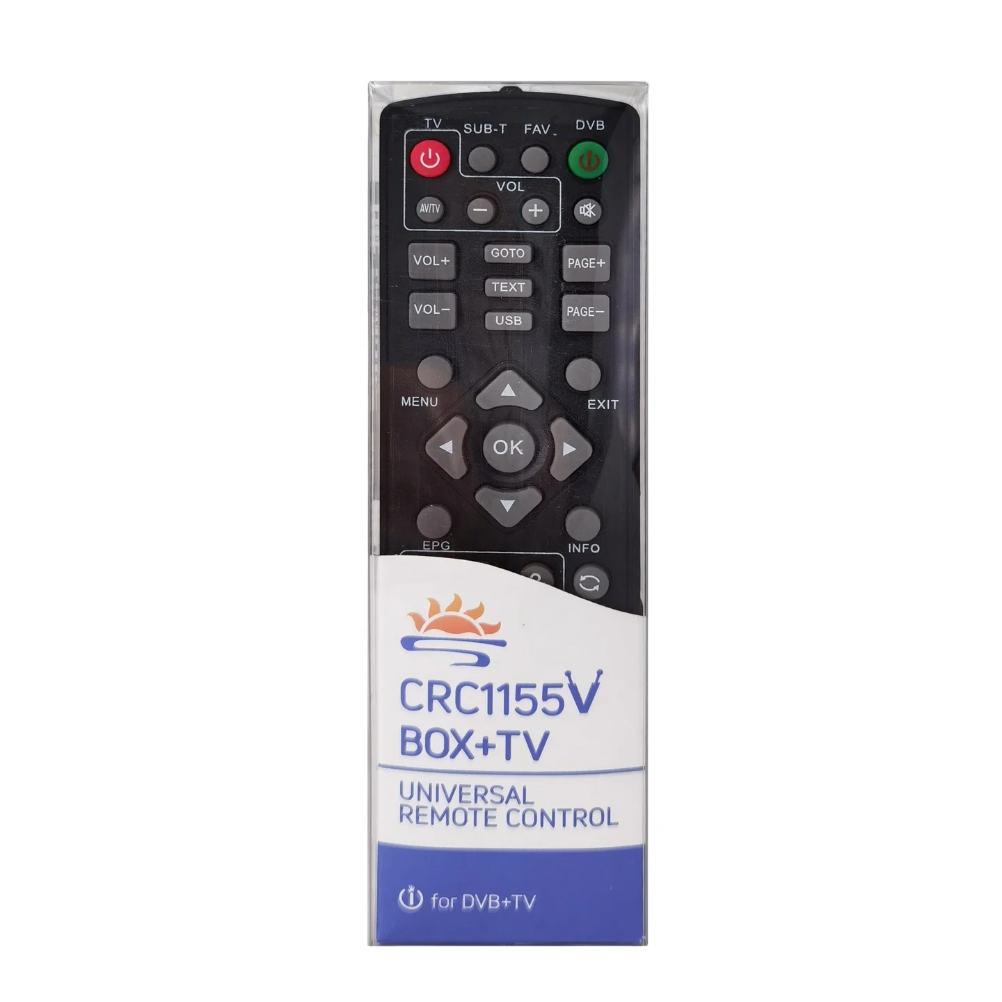 Систо солнце/CRC1155V SAT BOX DVB-T2 пульт дистанционного