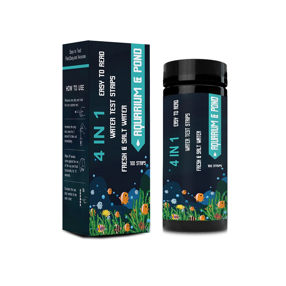 Набор для тестирования воды в рыбном пруду для креветок, обнаружение воды в аквакультуре, тестовые полоски всего 39